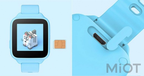 Дитячий годинник Xiaomi Mitu Rabbit Smart Watch 2 Blue